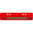 Schäfer Shop Select Hechtstroken, PP, rood, A5, metalen afdekstrip