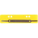 Schäfer Shop Select Heftstreifen, PP, gelb, DIN A5, Metall-Deckleiste