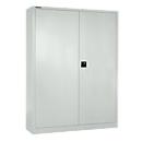Schäfer Shop Select Hinged door cabinet MS iCONOMY, St, 5 file heights, W 1200 x D 400 x H 1935 mm, light grey RAL 7035