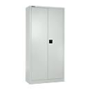 Schäfer Shop Select Hinged door cabinet MS iCONOMY, steel, 5 file heights, W 800 x D 400 x H 1935 mm, light grey