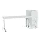 Schäfer Shop Select juego de muebles de oficina LOGIN 2 piezas, escritorio W 1600 mm