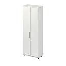 Schäfer Shop Select Kast Start Off, 6 ordnerhoogten, afsluitbaar, B 800 x D 420 x H 2196 mm, hout, lichtgrijs/lichtgrijs 