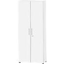 Schäfer Shop Select Kast Start Off, 6 ordnerhoogten, afsluitbaar, B 800 x D 420 x H 2196 mm, hout, wit/wit 