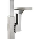 Schäfer Shop Select koppeladapter, voor 1-niveau &amp; 2-niveaus elektrisch in hoogte verstelbaar + handmatig in hoogte verstelbaar bureau PLANOVA ERGOSTYLE, aluminium wit