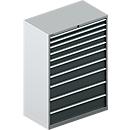 Schäfer Shop Select Ladekast 54-27, 10 laden, tot 200 kg, B 1023 x D 572 x H 1450 mm, wit/antracietgrijs.