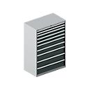Schäfer Shop Select Ladekast 54-27, 10 laden, tot 75 kg, B 1023 x D 572 x H 1450 mm, wit/antracietgrijs.