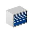 Schäfer Shop Select Ladekast 54-36 6 lichtgrijs/enziumblauw 6 lichtgrijs/enziumblauw