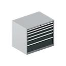 Schäfer Shop Select Ladekast 54-36 6 wit aluminium/antracietgrijs 6 wit
