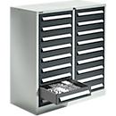 Schäfer Shop Select ladekast SF 180, 18 laden, lichtgrijs RAL 7035 antracietgrijs RAL 7016