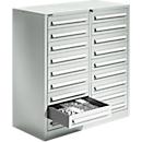 Schäfer Shop Select ladekast SF 180, 18 laden, lichtgrijs RAL 7035 lichtgrijs RAL 7035