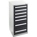 Schäfer Shop Select ladekast SF 70, 7 laden, lichtgrijs RAL 7035 antracietgrijs RAL 4016