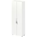 Schäfer Shop Select LOGIN armario, 6 alturas de archivo, An 800 x P 420 x Al 2240 mm, blanco/blanco