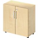 Schäfer Shop Select LOGIN kast, 2 dossierhoogtes, B 800 x D 420 x H 788 mm, esdoorn decor/maple decor