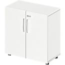 Schäfer Shop Select LOGIN kast, 2 dossierhoogtes, B 800 x D 420 x H 788 mm, wit/wit