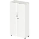 Schäfer Shop Select LOGIN kast, 4 dossierhoogtes, B 800 x D 420 x H 1514 mm, wit/wit