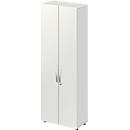 Schäfer Shop Select LOGIN kast, 6 dossierhoogtes, B 800 x D 420 x H 2240 mm, lichtgrijs/lichtgrijs