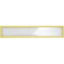 Schäfer Shop Select magneetlijst, voor koppen (DIN A4 liggend/ DIN A3), UV-bestendige PET-folie, geel, 4 stuks
