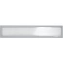 Schäfer Shop Select magneetlijst, voor koppen in A4 liggend/A3 staand formaat, UV-bestendige PET-folie, grijs, 4 st.