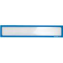 Schäfer Shop Select magneetlijst, voor koppen in A4 liggend formaat/A3 staand formaat, UV-bestendige PET-folie, blauw, 4 st.
