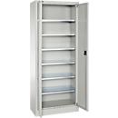 Schäfer Shop Select Materiaalkast MSI 2409, staal, 6 legborden, B 950 x D 400 x H 1935 mm, lichtgrijs 