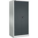 Schäfer Shop Select Materialschrank MSI 2609, Belastb. 50 kg je Boden, H 1935 mm, lichtgrau/anthrazitgrau