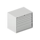 Schäfer Shop Select Meuble à tiroirs 54-36 6 gris clair/gris clair