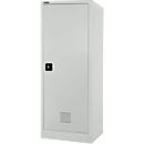 Schäfer Shop Select milieukast, B 600 x D 500 x H 1585 mm, 3 bakken van elk 11 liter, lichtgrijs