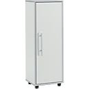 Schäfer Shop Select Moxxo IQ archiefkast, hout, 2 legborden, 3 OH, B 401 x D 362 x H 1115 mm, lichtgrijs