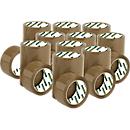 Schäfer Shop Select packing tape, L 66 m x W 50 mm, brown, 36 rolls