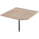 Schäfer Shop Select Panneau d'angle système, CAD, pied, L 1000 x P 1000 mm, chêne/anthracite