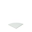 Schäfer Shop Select Plateau de chaînage Moxxo IQ, 90°, ¼ de cercle, l. 800 x P 800 mm, gris clair