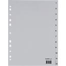 Schäfer Shop Select PP ordner-indexbladen, A4-formaat, cijfers 1-12, grijs