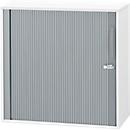 Schäfer Shop Select Querrollladenschrank Start Off, 2 OH, abschließbar, B 800 x T 420 x H 744 mm, Holz, weiß 