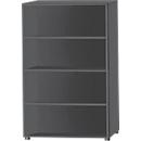 Schäfer Shop Select Regal, 4 OH, B 800 x T 420 x H 1514 mm, graphit