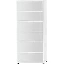 Schäfer Shop Select Regal, 6 OH, B 800 x T 420 x H 2240 mm, weiß