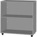 Schäfer Shop Select Regal LOGIN, 2 Ordnerhöhen, B 800 x T 420 x H 788 mm, graphit