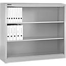 Schäfer Shop Select Regalschrank MS, 3 OH, B 1200 x T 400 x H 1215 mm, Stahlblech, Verkehrsweiß