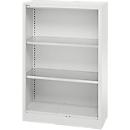 Schäfer Shop Select Regalschrank MS, 3 OH, B 800 x T 400 x H 1215 mm, Stahlblech, Lichtgrau