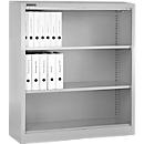 Schäfer Shop Select Regalschrank MS, 3 OH, B 950 x T 400 x H 1215 mm, Stahlblech, Verkehrsweiß