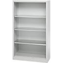 Schäfer Shop Select Regalschrank MS, 4 OH, B 950 x T 400 x H 1584 mm, Stahlblech, Lichtgrau