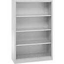 Schäfer Shop Select Regalschrank MS, 4 OH, B 950 x T 400 x H 1584 mm, Stahlblech, weißaluminium