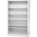 Schäfer Shop Select Regalschrank MS, 5 OH, B 1200 x T 500 x H 1935 mm, Stahlblech, Lichtgrau