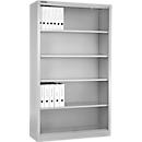 Schäfer Shop Select Regalschrank MS, 5 OH, B 950 x T 400 x H 1935 mm, Stahlblech, Verkehrsweiß