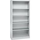 Schäfer Shop Select Regalschrank MS, 5 OH, B 950 x T 500 x H 1935 mm, Stahlblech, Weissaluminium
