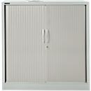 Schäfer Shop Select Roldeurkast MS iCONOMY, staal, 3 ordnerhoogten, B 1200 x D 400 x H 1215 mm, lichtgrijs RAL 7035
