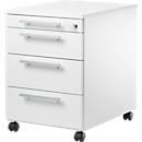 Schäfer Shop Select Rollcontainer SET UP, abschließbar, B 432 x T 580 x H 595 mm, weiß/weiß 