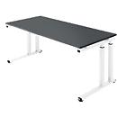 Schäfer Shop Select Schreibtisch SET UP, C-Fußgestell, 1800x800, graphit/weiß 