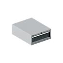 Schäfer Shop Select Schubladenschrank 27-36, 1 Schub, bis 75 kg, B 564 x T 725 x H 250 mm, anthrazitgrau/weißaluminium