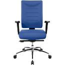 Schäfer Shop Select Silla de oficina SSI Proline P3+, mecanismo sincronizado, sin reposabrazos, soporte lumbar, articulación de asiento 3D, azul