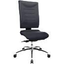 Schäfer Shop Select Silla de oficina SSI Proline P3, mecanismo sincronizado, sin reposabrazos, soporte lumbar, asiento ergonómico, antracita